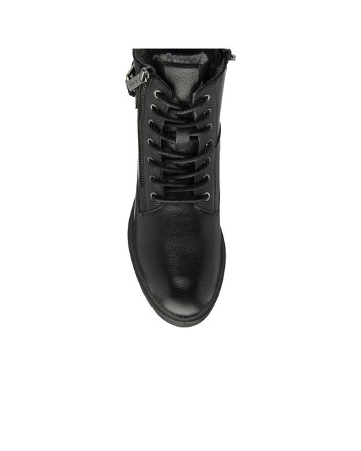 Lotus Black Perth Ankle Boots