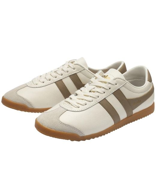 Gola White Bullet Leather Trainers