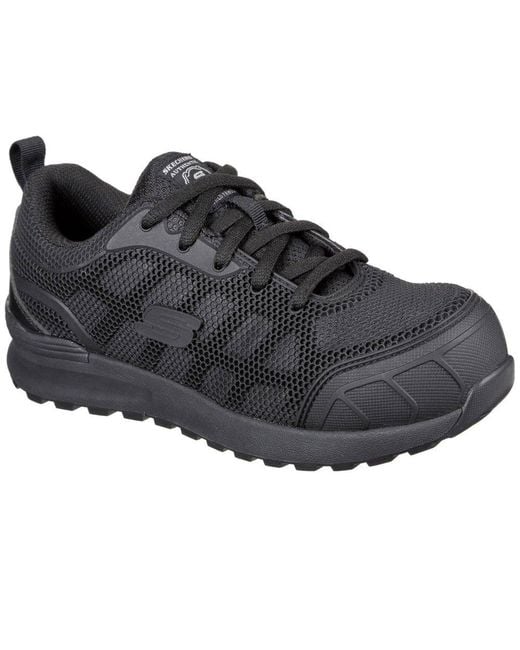 Skechers Black Bulklin Ayak Safety Shoes