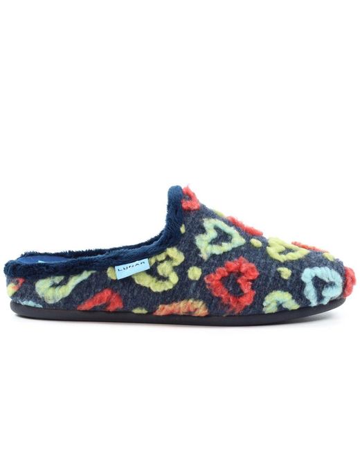 Lunar (GRS) Blue Valentine Mule Slippers