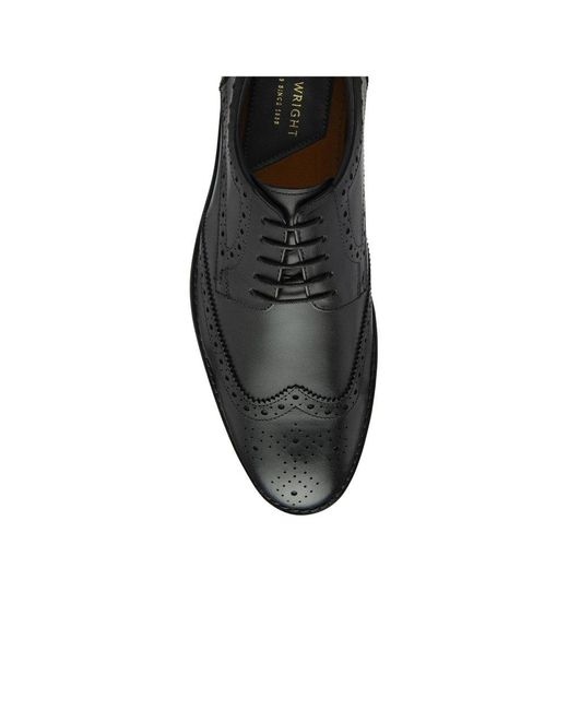 Frank Wright Black Huges Ii Brogues for men
