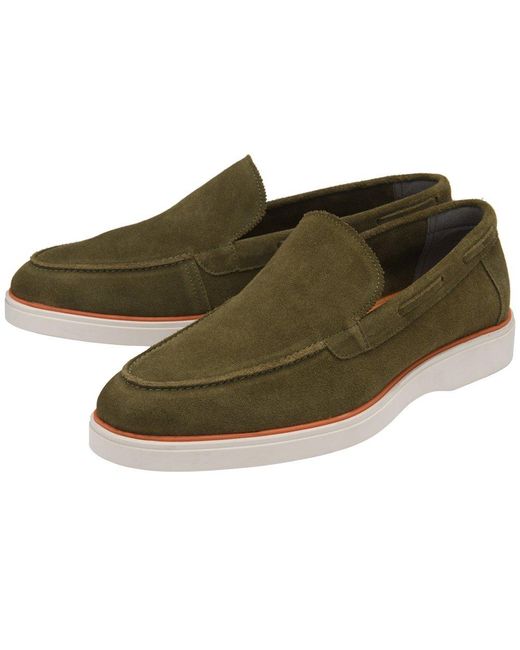 Frank Wright Green Simmons Ii Loafers for men