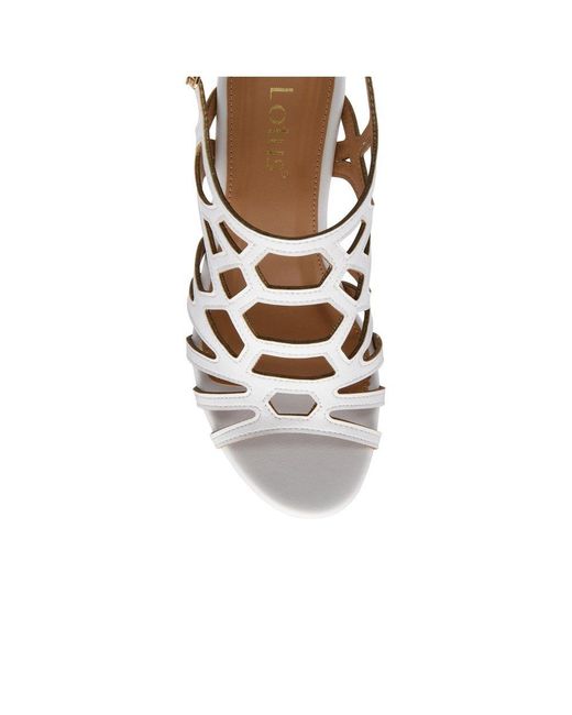 Lotus Metallic Rhi Wedge Sandals