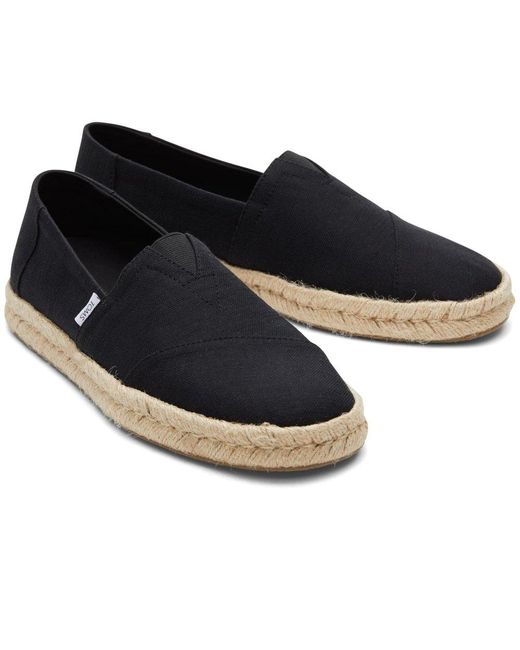 TOMS Blue Alpargata Rope 2.0 Slip On Shoes for men
