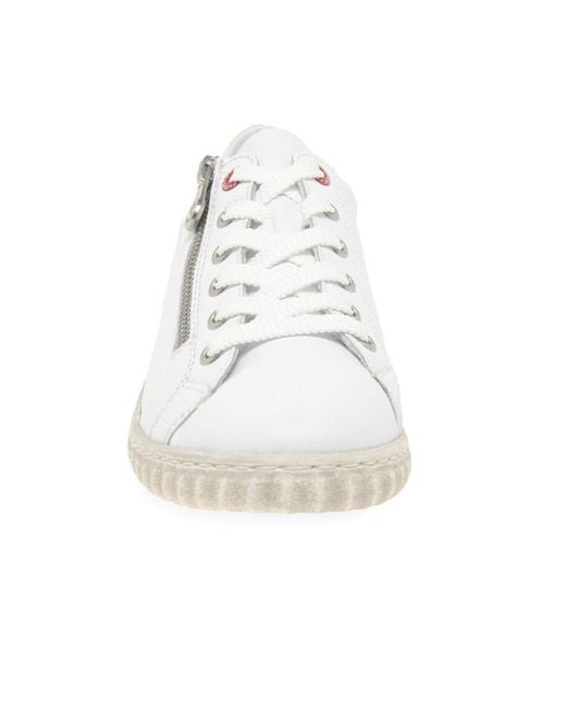 Rieker White Norma Trainers