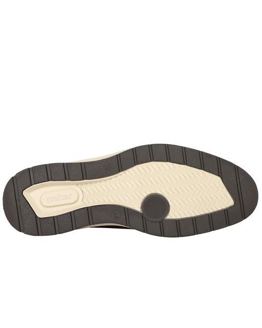 Rieker Brown Bowler Shoes for men