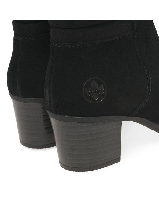 Rieker Black Jodie Ankle Boots