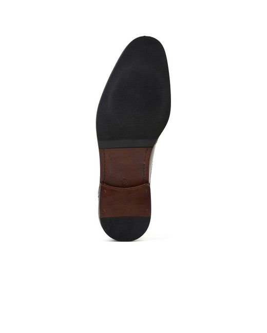 Base London Brown Taper Monk Shoes for men