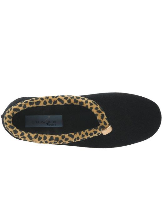 Lunar Black Paloma Full Slippers