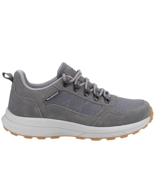 Cotswold Gray Elmfield Lace Up Shoes for men