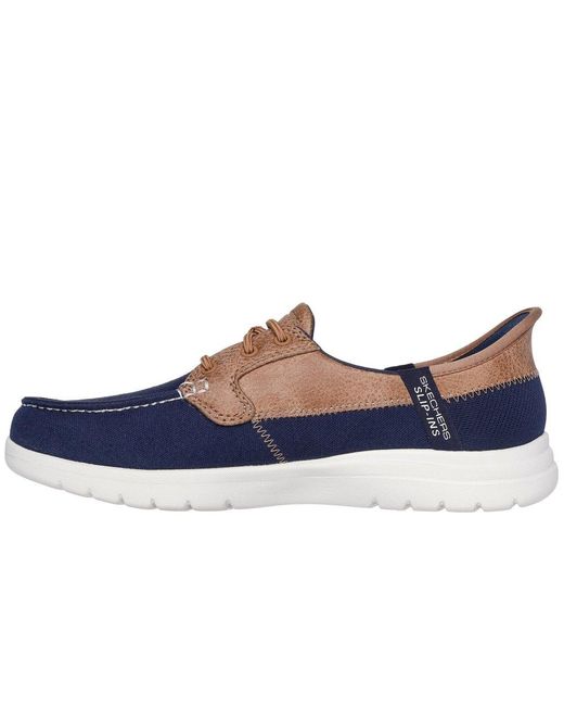 Skechers Blue Palmilla Boat Shoes