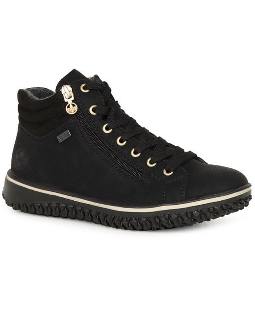 Rieker Black Pennysylvania Ankle Boots