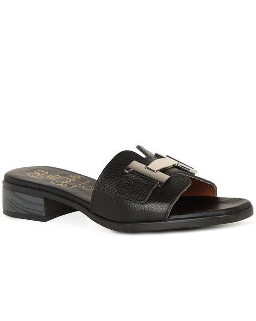 Oh My Sandals Black Murcia Mules