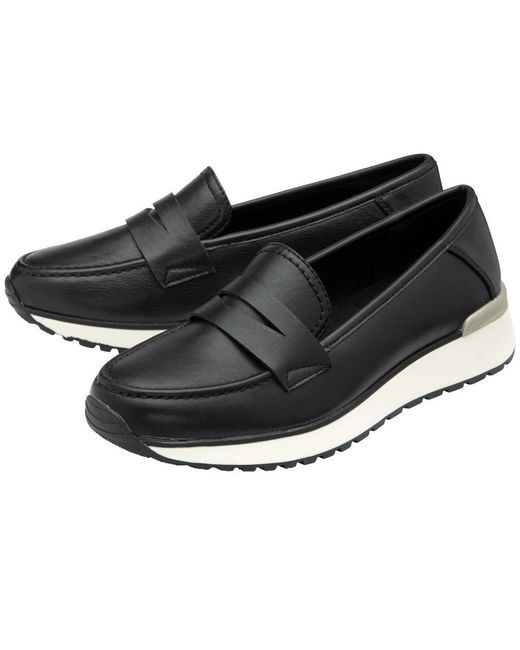 Lotus Black Erin Loafers