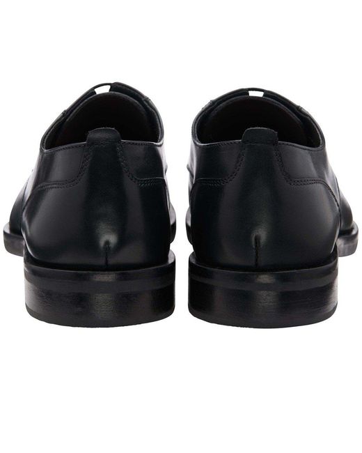 Frank Wright Black Keetley Derby Shoes for men
