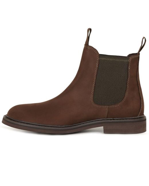 Loake Brown Suede Chelsea Boots for men