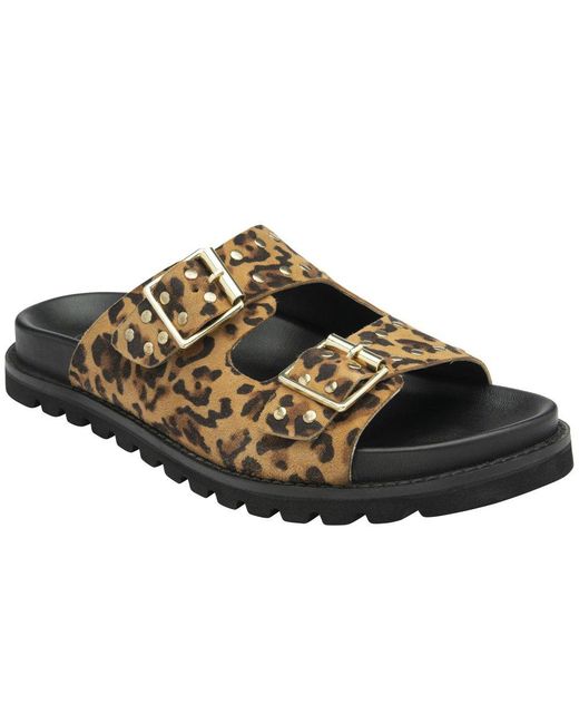 Lotus Black Conti Sandals