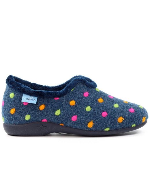 Lunar (GRS) Blue Studio Full Slippers