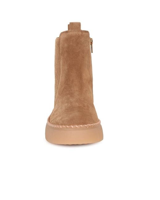 Gabor Brown Relaxed Chelsea Boots