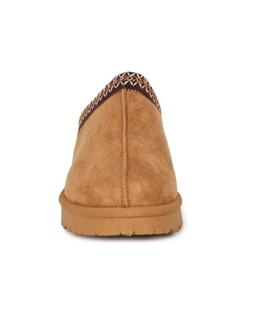Lunar (GRS) Brown Nepal Mule Slippers