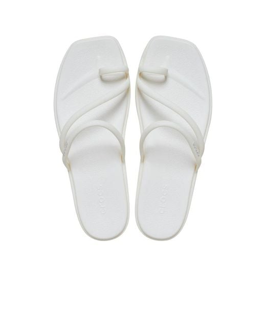 CROCSTM White Miami Toe Loop Sandals