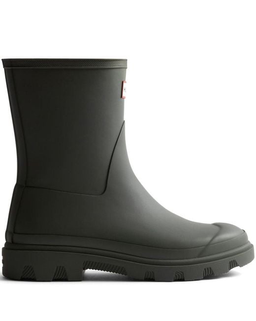 Hunter Green Downpour Short Wellingtons for men