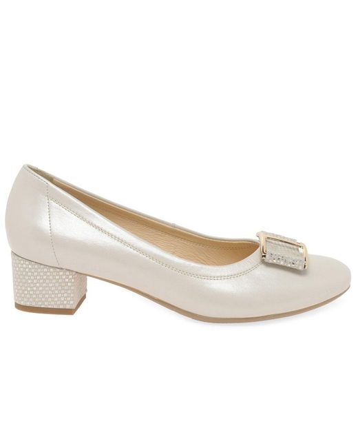Bioeco White Eloise Court Shoes