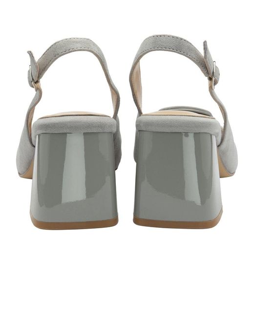 Lotus Metallic Josefa Heeled Sandals