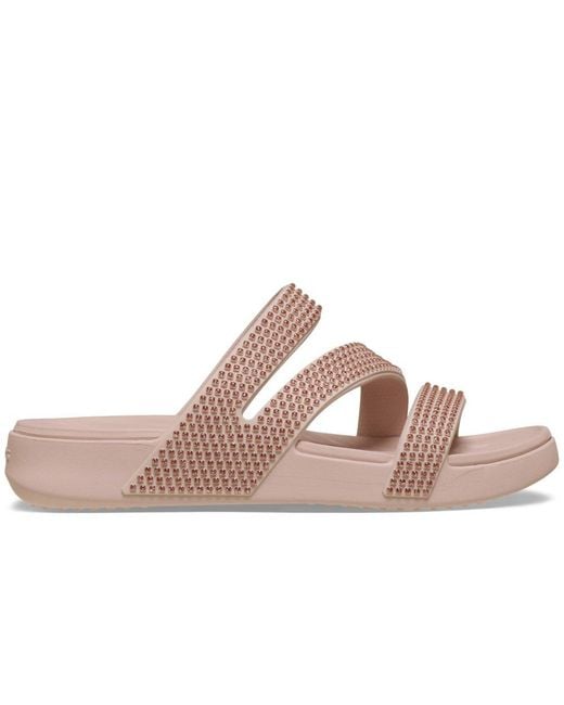 CROCSTM Pink Getaway Strappy Sandals