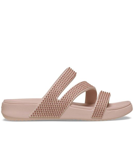 CROCSTM Pink Getaway Strappy Sandals