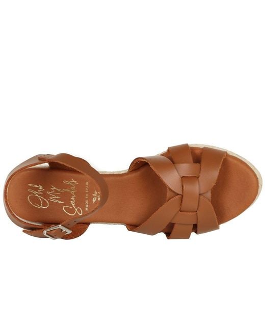 Oh My Sandals Brown Seville Sandals