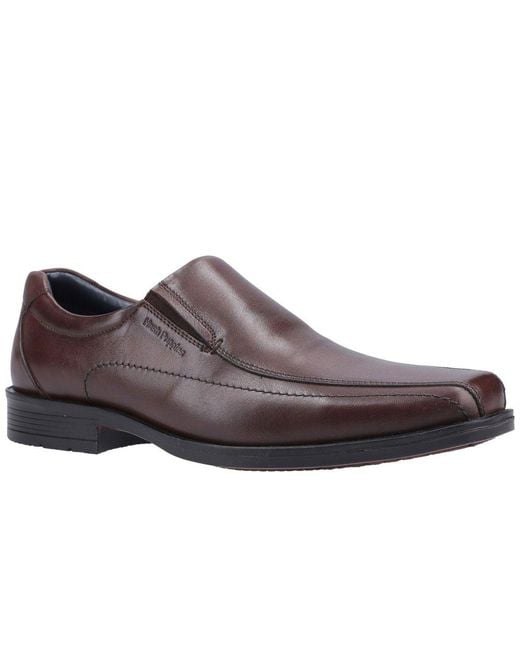 Hush Puppies Brown Brody Slip On Shoes for men