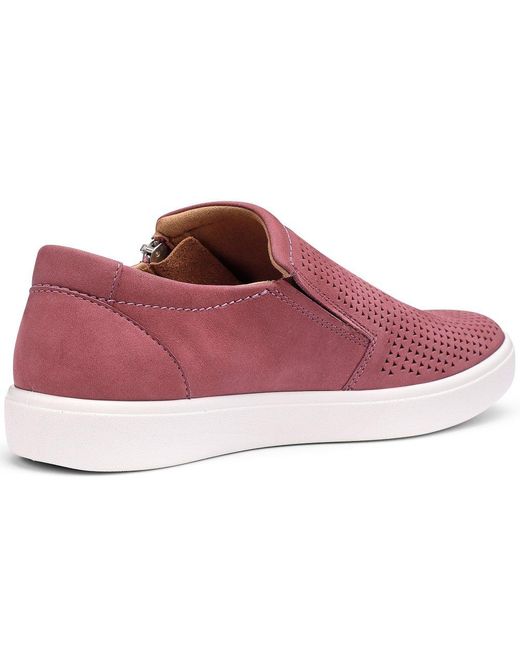Hotter Purple Daisy Wide Fit Slip On Trainers
