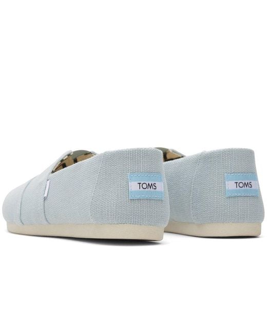 TOMS Blue Alpargata Shoes Size: 4