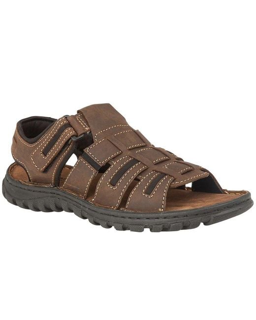 Lotus Brown Dylan Sandals for men