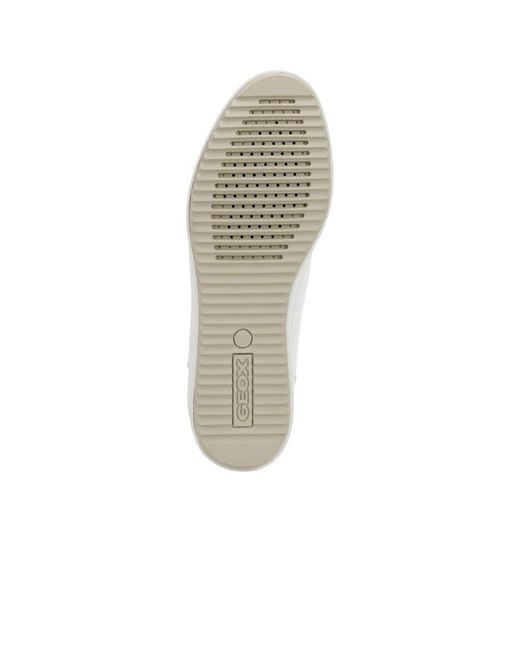 Geox White D Blomiee A Trainers