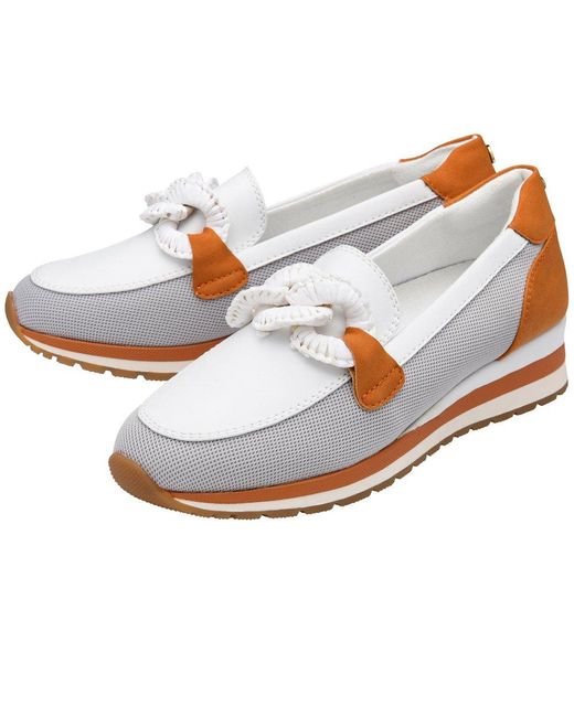 Lotus White Lorrian Loafers