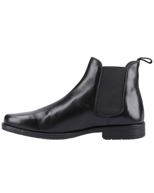 Hush Puppies Black Brennan Chelsea Boots for men