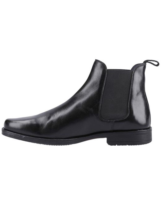 Hush Puppies Black Brennan Chelsea Boots for men