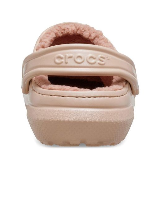 CROCSTM Pink Classic Lined Clogs