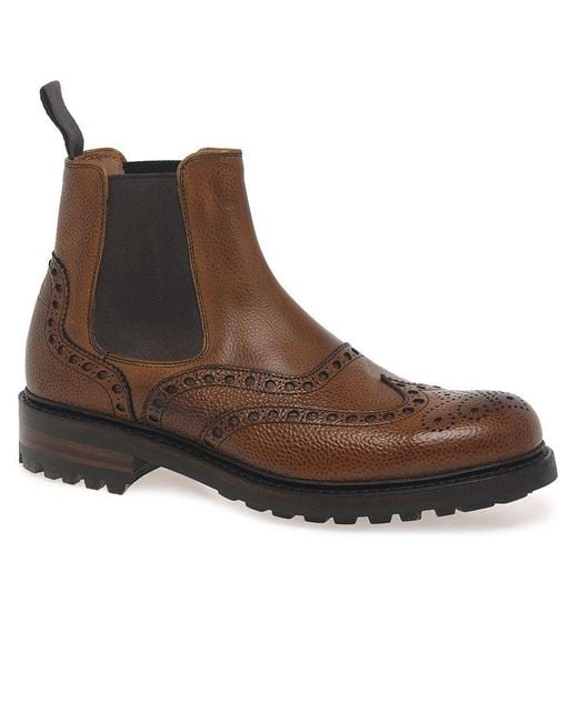 Cheaney Brown Tamar C Formal Boots for men