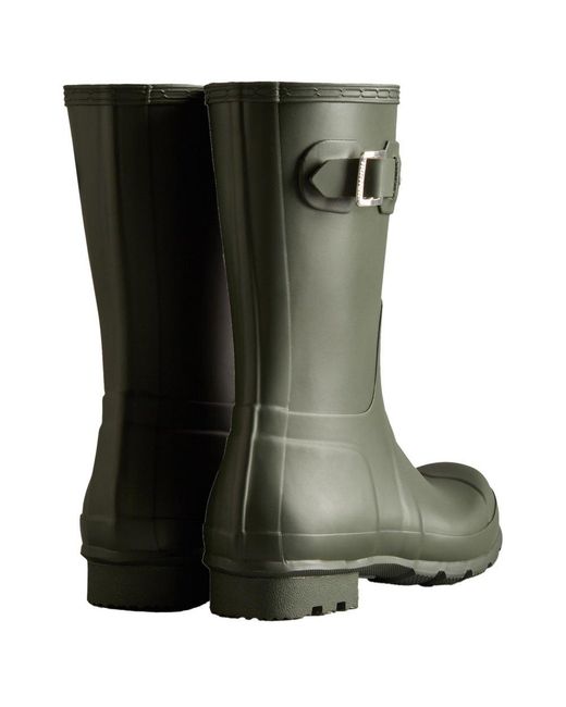 Hunter Green Original Short Wellingtons for men