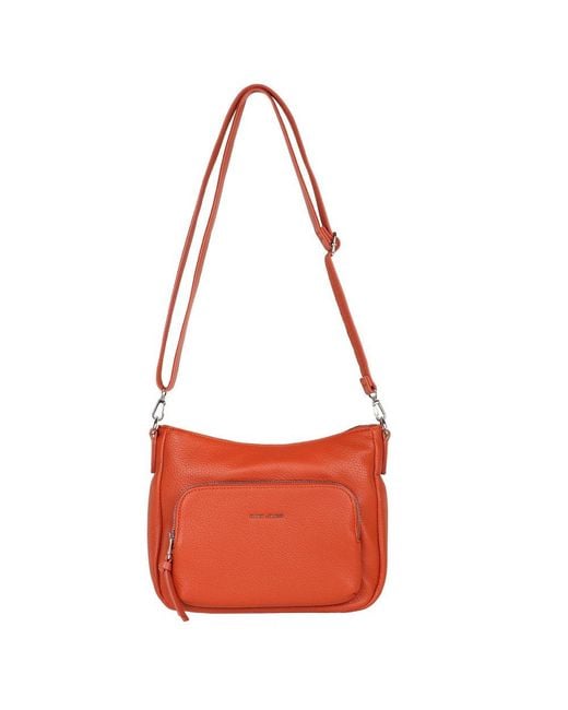 David Jones Red Bordeaux Shoulder Bag