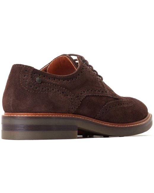Base London Brown Hatfield Brogues for men
