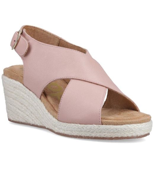 Hush Puppies Pink Dalia Kitten Slingback Court Shoes