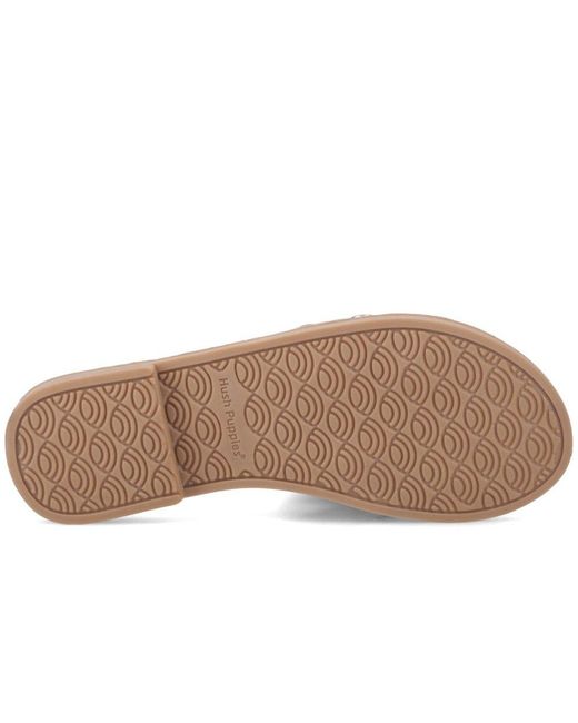 Hush Puppies White Taylor Mules