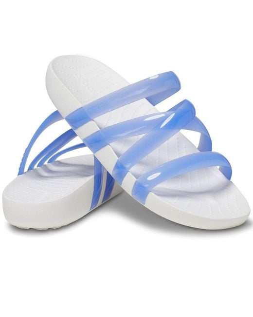 CROCSTM Blue Splash Strappy Sandals