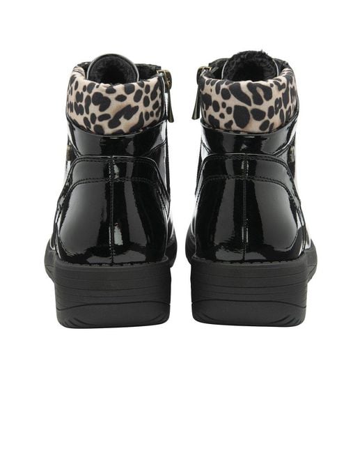 Lotus Black Abelia Ankle Boots