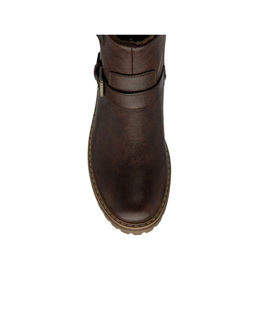 Lotus Brown Jagger Ankle Boots