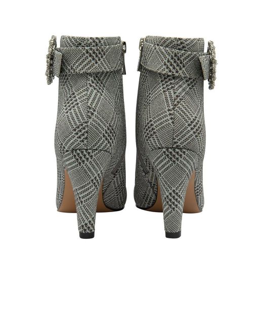 Lotus Gray Adele Ankle Boots